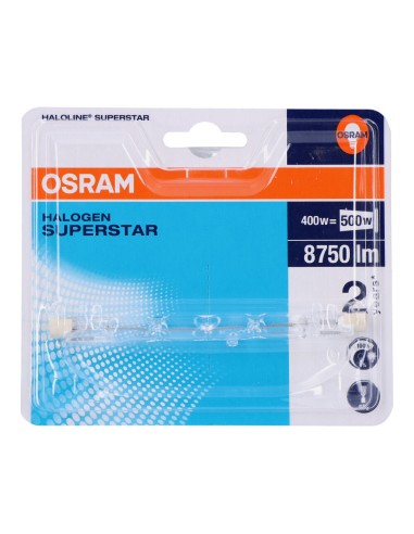 Bombilla halogena lineal 118 mm superstar 400 w...