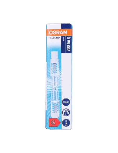Bombilla halogena lineal 78 mm haloline pro 48 w 220 v (equ. 60 w)