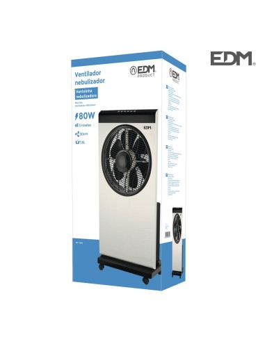 Ventilador nebulizador, mando a distancia,...