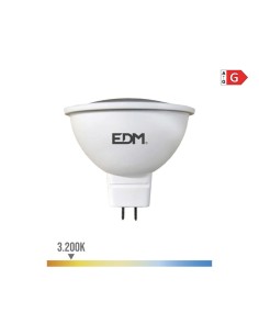 Bombilla dicroica led mr16 (gu5.3) 5 w 12 v 450 lm 3200 k luz calida ø5 x 5 cm