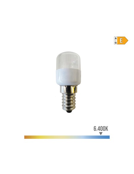 Bombilla tubular (frigorifico) led e14 0,5 w 55 lm 6400 k luz fria ø2,6 x 6 cm