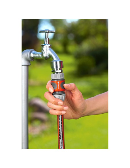 Conector rapido stop agua 3/4", blister