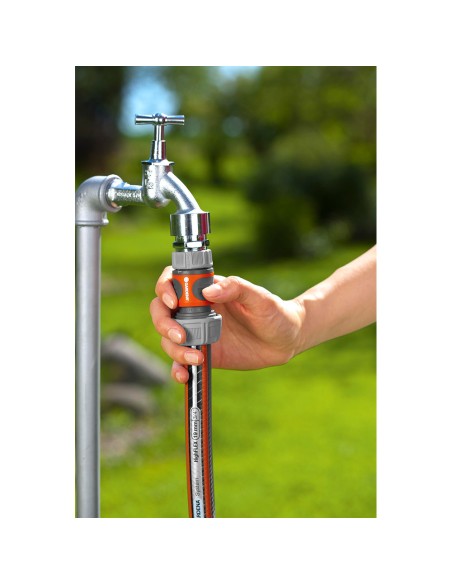 Conector rapido manguera 3/4", blister