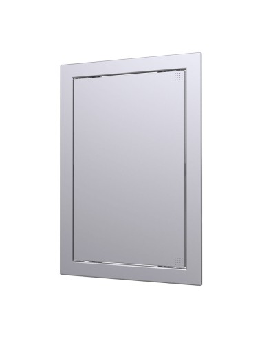 Tapa de registro plástico plata mate 20x40cm