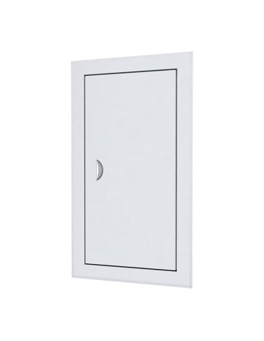 Tapa de registro acero blanco 20x30cm