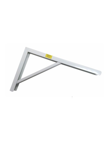 Escuadra de acero blanco robusto 20 x 30 cm edm