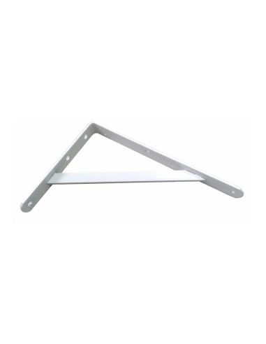 Escuadra de acero blanco fortex 20 x30 cm edm