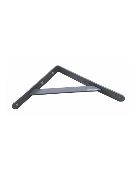 Escuadra de acero gris plata fortex 20 x 25 cm