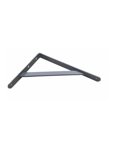 Escuadra de acero gris plata fortex 20 x 30 cm