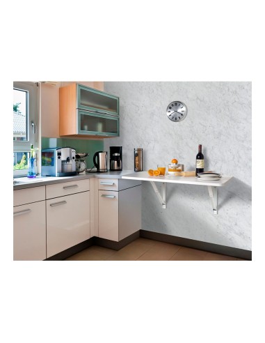 Escuadra de acero plegable abat-plan blanco 11...