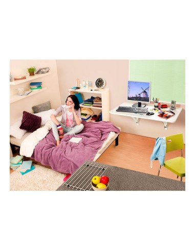 Escuadra de acero plegable abat-plan blanco 11...