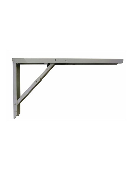 Escuadra de acero plegable abat-table plata 30 x 52 cm