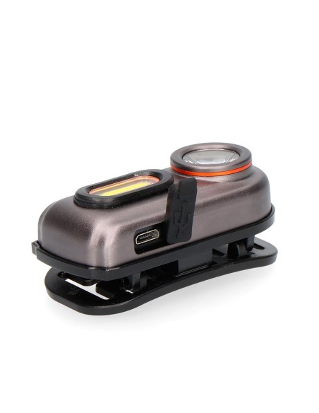 Linterna frontal 2 leds 3w 100lm, 5w 400lm.recargable