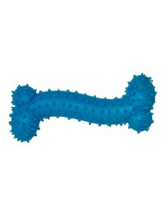 Mini hueso de goma con pinchos de goma colores surtidos 11 cm