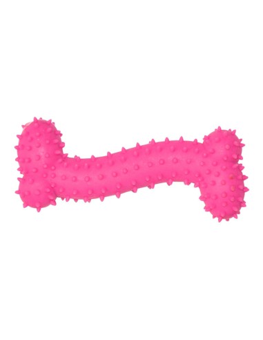 Mini hueso de goma con pinchos de goma colores...