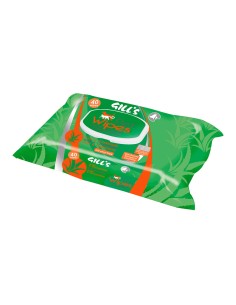 Toallitas humedas mascotas xl aroma aloe y clorhexidina 30 x 20 cm, 40 uds