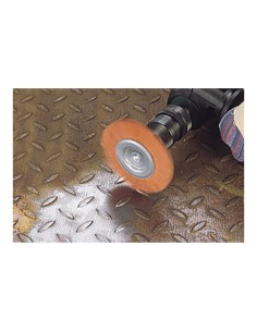 Cepillo de disco de nylon, vástago hexagonal 1/4" ø75x10mm 1500000 wolfcraft 2