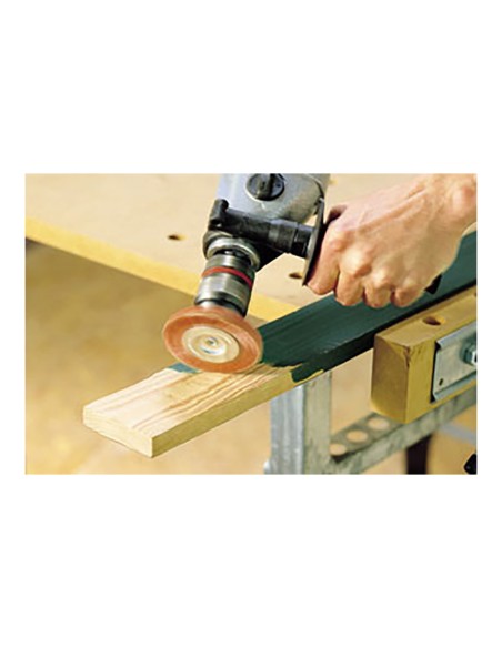 Cepillo de disco de nylon, vástago hexagonal 1/4" ø75x10mm 1500000 wolfcraft