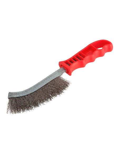 Cepillo metálico de mano, acero fino, mango de plástico 2717000 wolfcraft