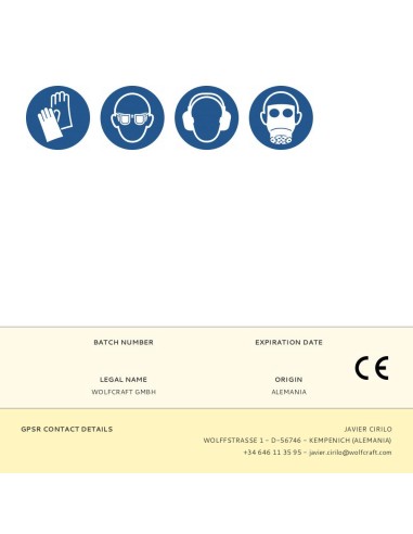 Cepillo metálico de mano, acero, 4 filas, mango...