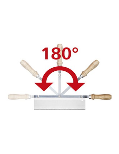 Sierra de mano con mango acodado y orientable...