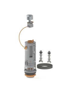 Descarga doble pulsador "niagara"+ base-tornillos-junta ph70355 prhie