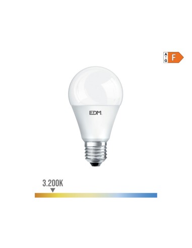 Bombilla standard led e27 12 w 1154 lm 3200 k luz calida ø 6 x 11,5 cm