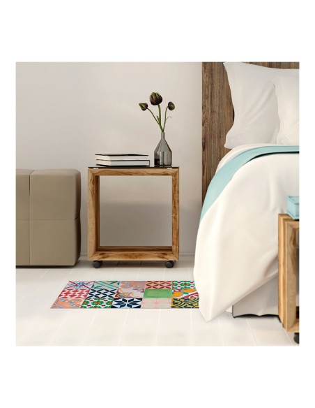 Alfombra vinilica mosaico color 45 x 75 cm