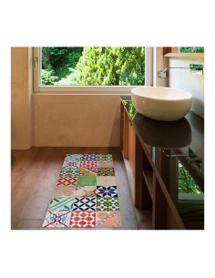 Alfombra vinilica mosaico color 50 x 110 cm 2