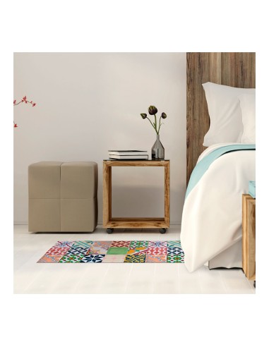 Alfombra vinilica mosaico color 50 x 110 cm
