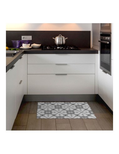 Alfombra vinilica bcn grises 45 x 75 cm