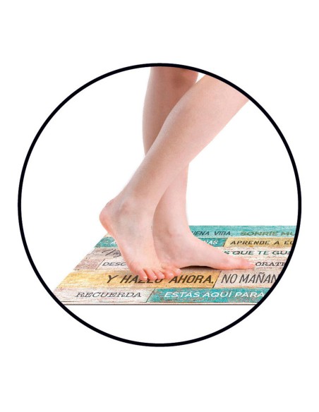 Alfombra vinilica bcn grises 45 x 75 cm