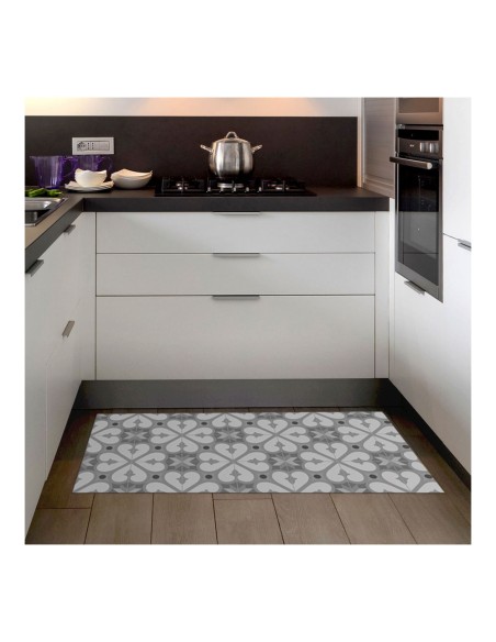 Alfombra vinilica bcn grises 50 x 110 cm