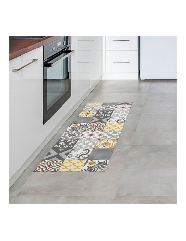 Alfombra vinilica croma patch gris-ambar 50 x...