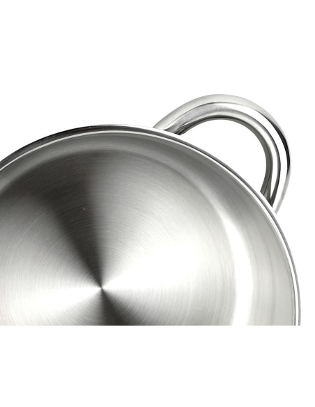 Cacerola de acero inoxidable silverinox + tapa 18/10 fagor ø20 x 9 cm