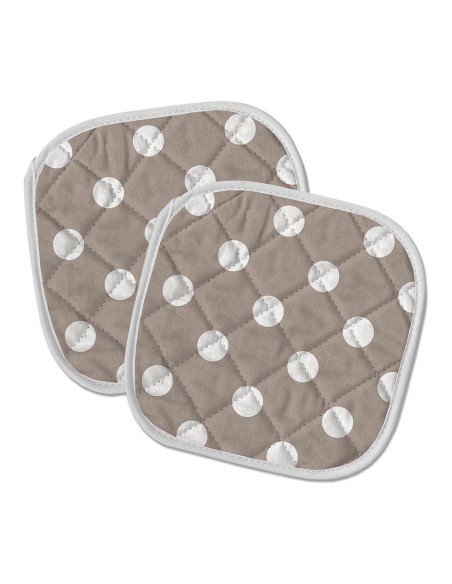 Agarradores cocina acolchados topos 20x20cm. inofix