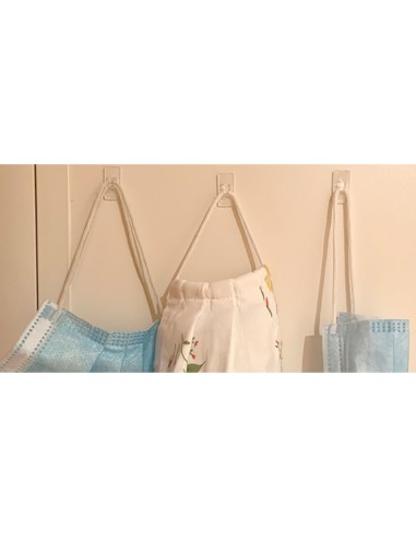 Mini ganchos colgadores adhesivos 3733-8-001...