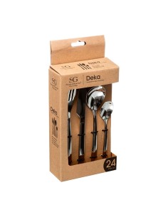 Cuberteria 24 piezas modelo deka 2