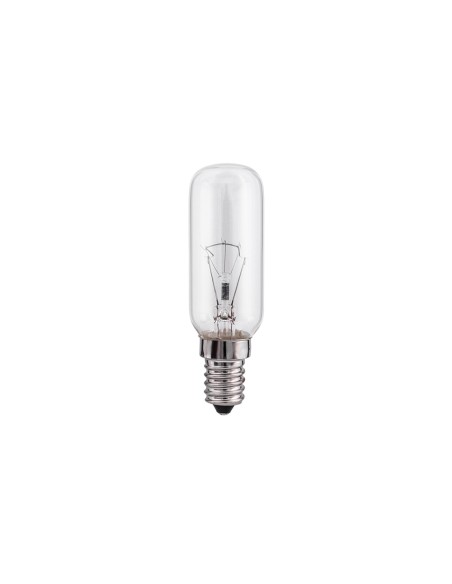Bombilla incandescente tubular transparente 25 w e14