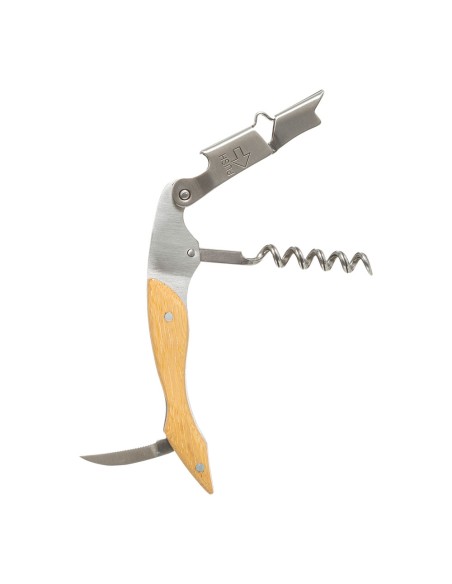 Sacacorchos profesional de bambú modelo limondier