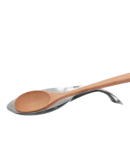 Reposa cucharas inoxidable 25.2x11.3x4.2cm fm