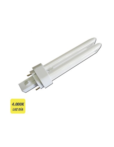 Bombilla bajo consumo g24d-3 2-pins 26 w 1750 lm 4000 k luz dia 169 mm