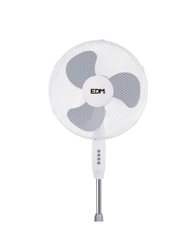 Ventilador de pie, blanco, potencia 45 w, aspas...