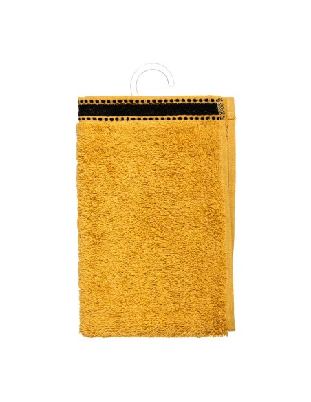 Toalla baño premium color mostaza 30x50cm