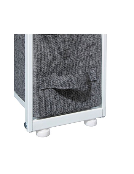 Cajonera estrecha gris oscuro 73,5 x 48 x 20 cm