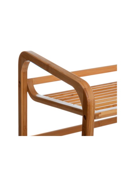 Zapatero bambú con capacidad para 9 pares de zapatos 74x50x33cm