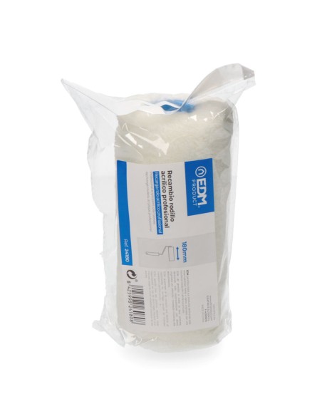 Rodillo acrilico de recambio 18cm para ref. 24165 edm