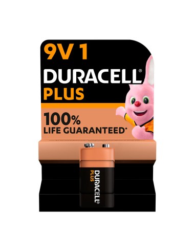 Pila alkalina plus power 6lr61- 9 v (blister 1 unid.) 26,5 x 17,5 x 48,5 mm