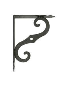 Escuadra de acero negro (s) 201 150 x 115 mm