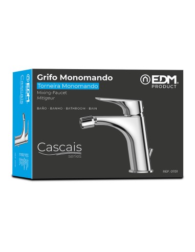 Grifo monomando de bidé serie cascais